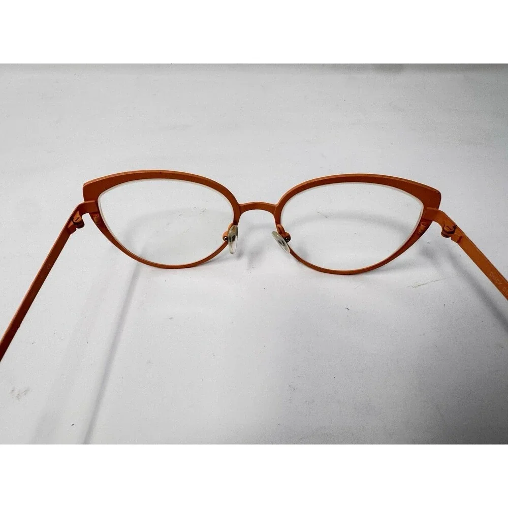 NW 77th Duck GOOZE Eyeglass Frames Only 51-17-140 Burgundy Orange
